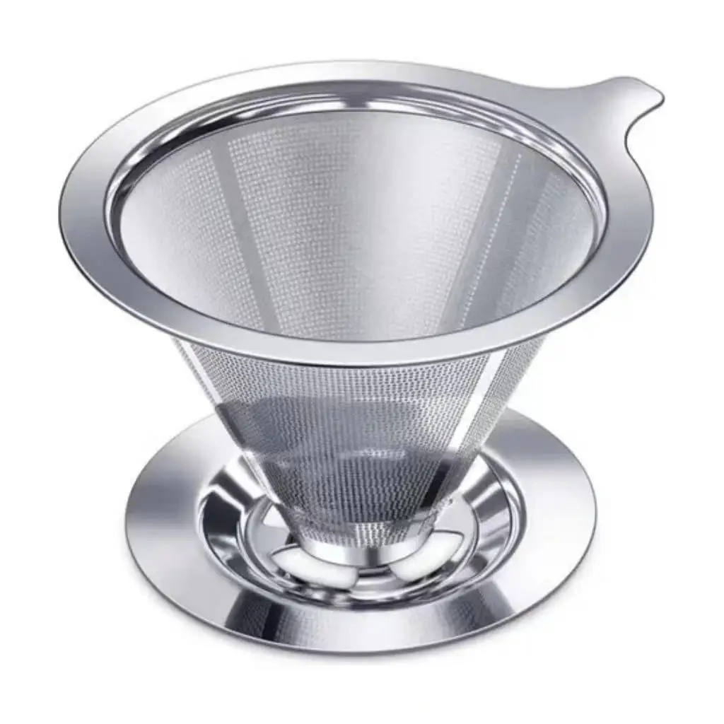 Large Reusable 103 Inox Coffee Filter Strainer Without Paper Use